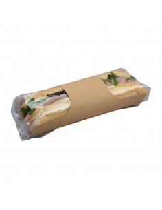 Colpac Clasp Clip Recyclable Kraft Baguette Packs