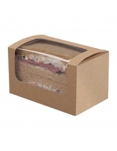 Colpac Compostable Kraft Sandwich Packs With PLA Window