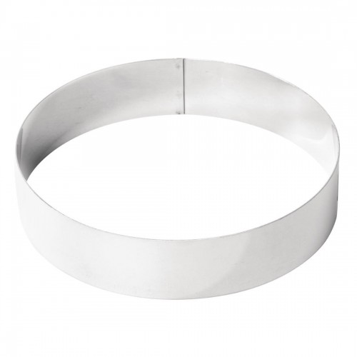 De Buyer Stainless Steel Mousse Ring 200mm x 45mm