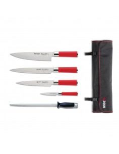 Dick Red Spirit 5 Piece Knife Set with Wallet