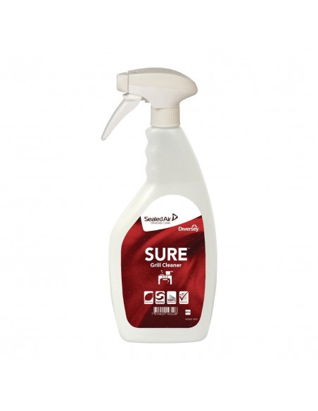 SURE Cleaner and Degreaser  Grill Cleaner Refill Bottles 750ml (6 Pack)