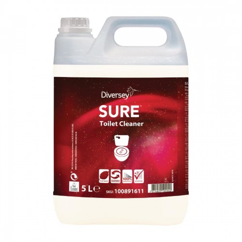SURE Toilet Cleaner Ready To Use 5Ltr (2 Pack)