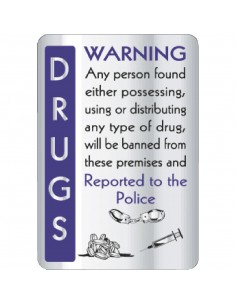 Drugs Warning Sign