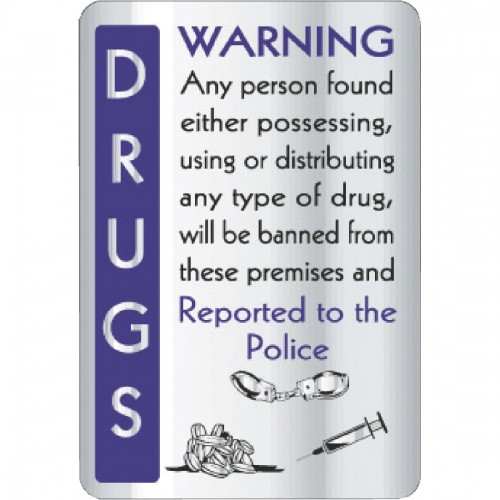 Drugs Warning Sign