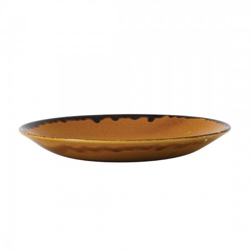 Dudson Harvest Deep Coupe Plates Brown 255mm