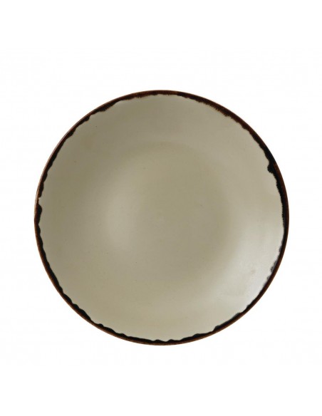 Dudson Harvest Deep Coupe Plates Linen 255mm
