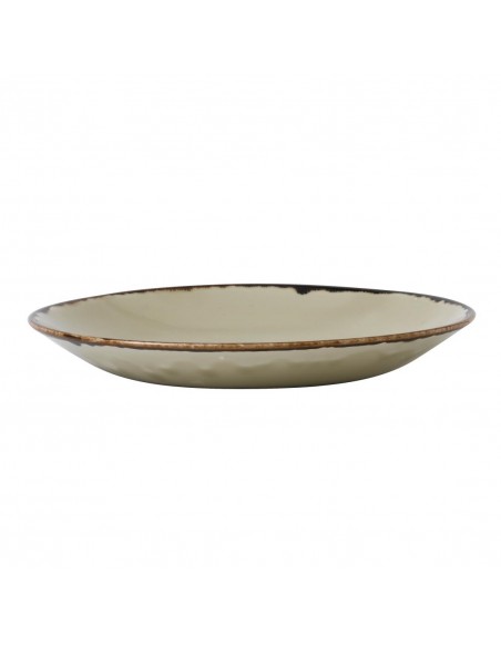 Dudson Harvest Deep Coupe Plates Linen 255mm
