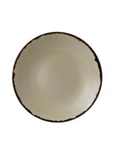 Dudson Harvest Deep Coupe Plates Linen 281mm