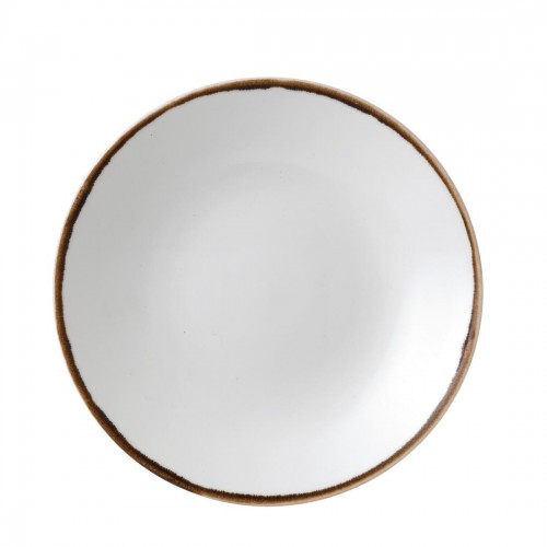 Dudson Harvest Deep Coupe Plates Natural 255mm