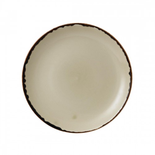 Dudson Harvest Evolve Coupe Plates Linen 217mm