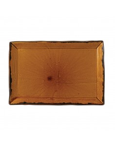 Dudson Harvest Rectangular Trays Brown 230 x 336mm
