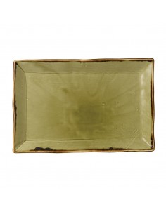 Dudson Harvest Rectangular Trays Green 192 x 284mm