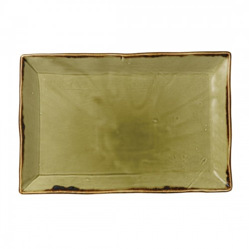 Dudson Harvest Rectangular Trays Green 230 x 336mm