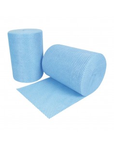 EcoTech Envirolite Super Anti-Bacterial Cleaning Cloths Blue (Roll of 2 x 500)