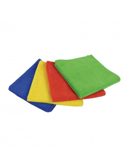 EcoTech Microfibre Cloths Red