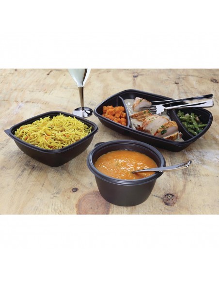 FastPac Small Round Food Containers 375ml / 13oz