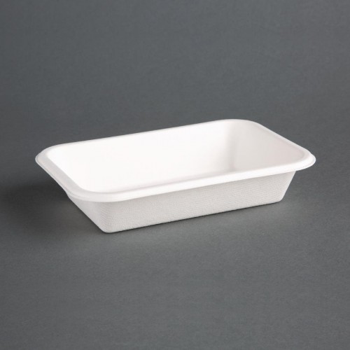 Fiesta Green Compostable Bagasse Food Trays 180mm