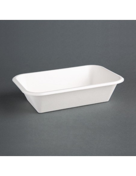 Fiesta Green Compostable Bagasse Food Trays 215mm