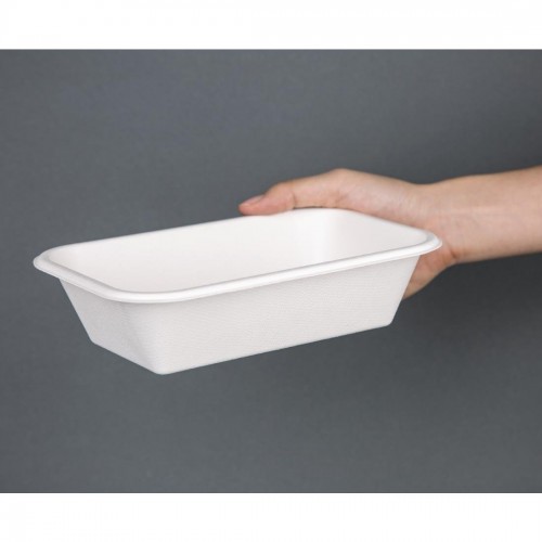 Fiesta Green Compostable Bagasse Food Trays 215mm
