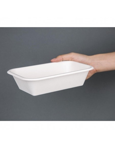 Fiesta Green Compostable Bagasse Food Trays 215mm