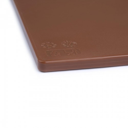 Hygiplas Anti-bacterial Low Density Chopping Board Brown
