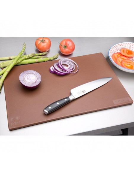 Hygiplas Anti-bacterial Low Density Chopping Board Brown