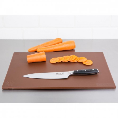 Hygiplas Anti-bacterial Low Density Chopping Board Brown
