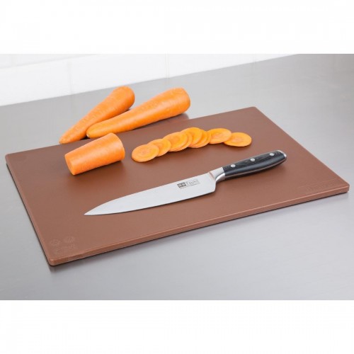 Hygiplas Anti-bacterial Low Density Chopping Board Brown