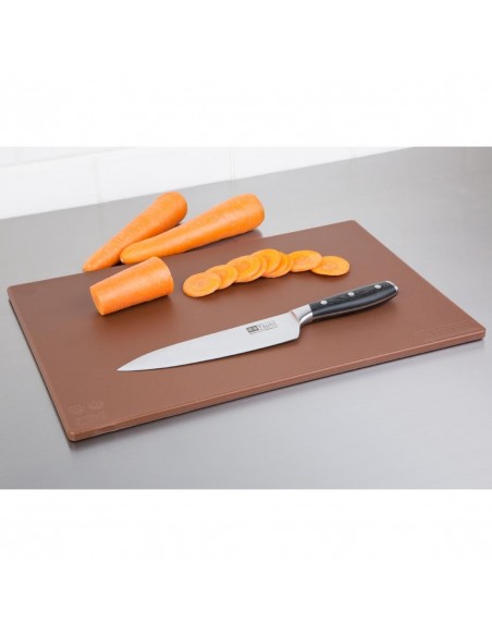Hygiplas Anti-bacterial Low Density Chopping Board Brown