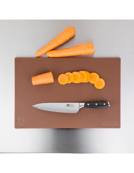Hygiplas Anti-bacterial Low Density Chopping Board Brown