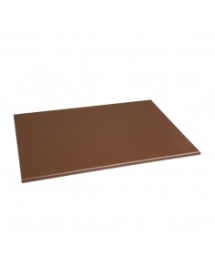 Hygiplas Anti Microbial High Density Brown Chopping Board