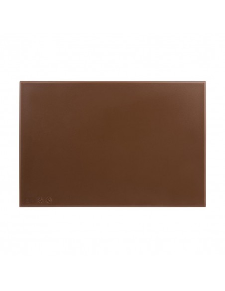 Hygiplas Anti Microbial High Density Brown Chopping Board