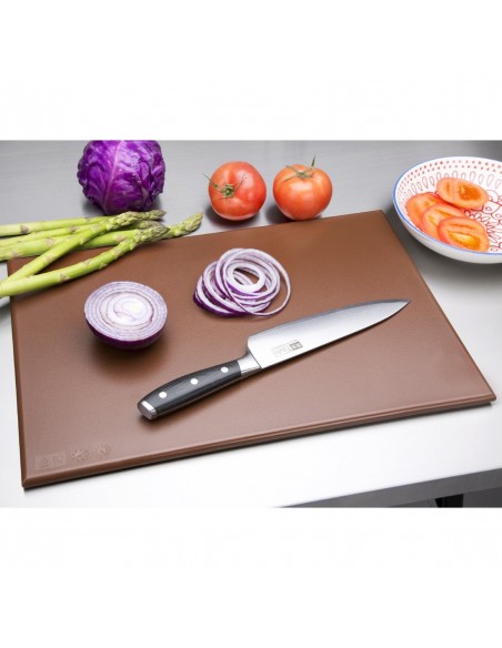 Hygiplas Anti Microbial High Density Brown Chopping Board