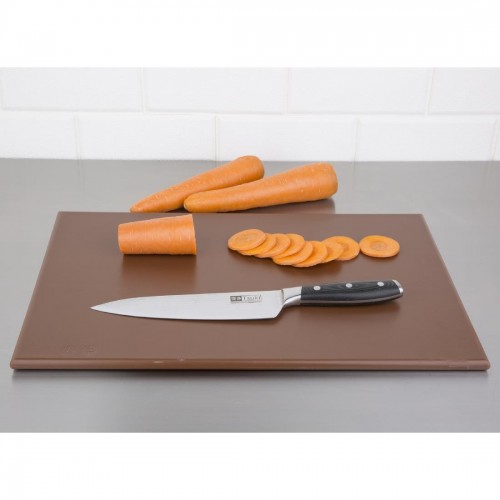 Hygiplas Anti Microbial High Density Brown Chopping Board