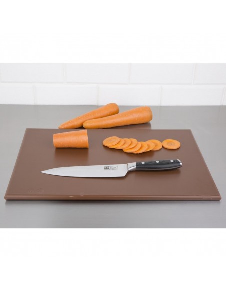 Hygiplas Anti Microbial High Density Brown Chopping Board