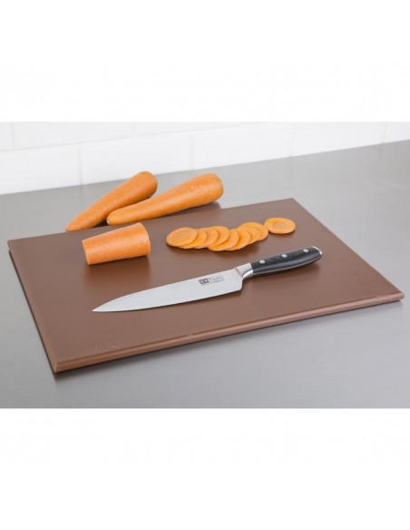 Hygiplas Anti Microbial High Density Brown Chopping Board