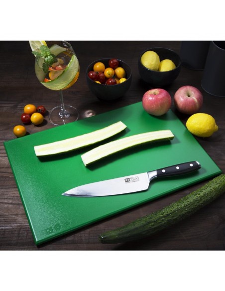 Hygiplas Anti Microbial High Density Green Chopping Board