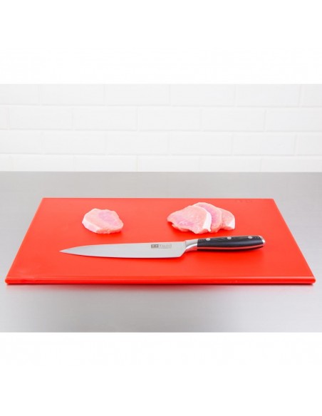 Hygiplas Anti Microbial High Density Red Chopping Board