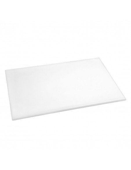 Hygiplas Anti Microbial High Density White Chopping Board