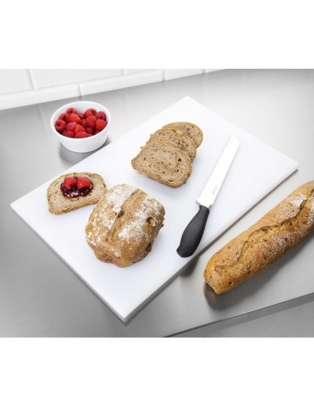 Hygiplas Anti Microbial High Density White Chopping Board