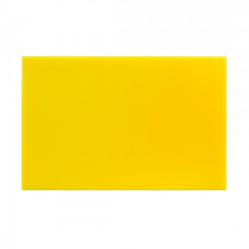Hygiplas Anti Microbial High Density Yellow Chopping Board