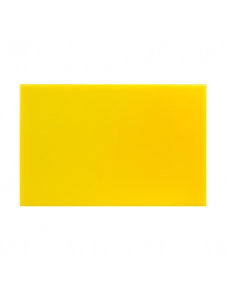 Hygiplas Anti Microbial High Density Yellow Chopping Board