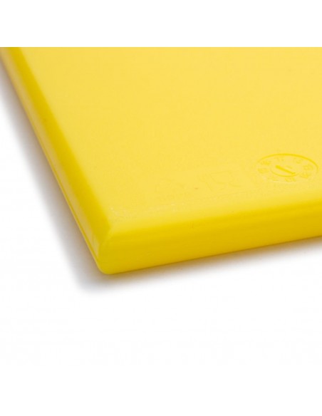 Hygiplas Anti Microbial High Density Yellow Chopping Board