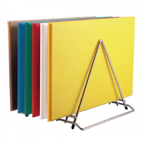 Hygiplas Anti Microbial High Density Yellow Chopping Board