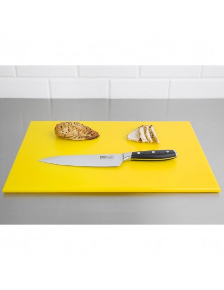 Hygiplas Anti Microbial High Density Yellow Chopping Board