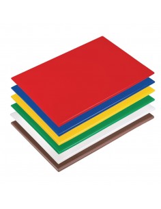 Hygiplas High Density Anti Bacterial Chopping Boards Set Large S