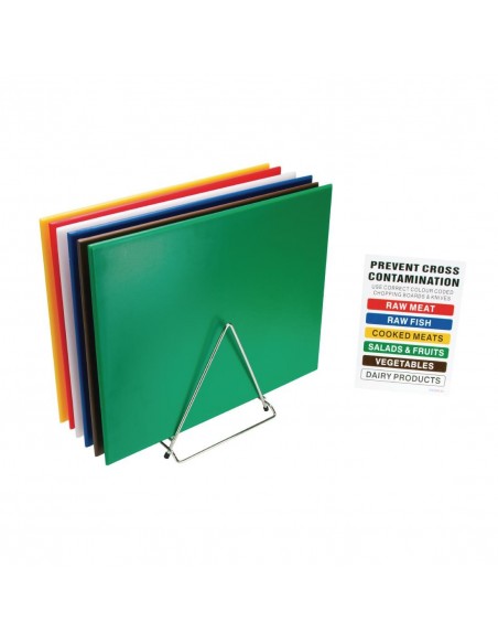 Hygiplas Large High Density Chopping Board Pack