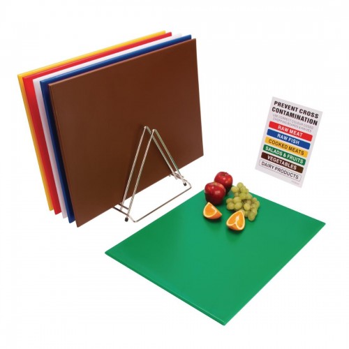 Hygiplas Large High Density Chopping Board Pack