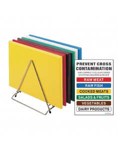 Hygiplas Standard High Density Chopping Board Pack