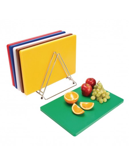 Hygiplas Thick Low Density Chopping Board Pack